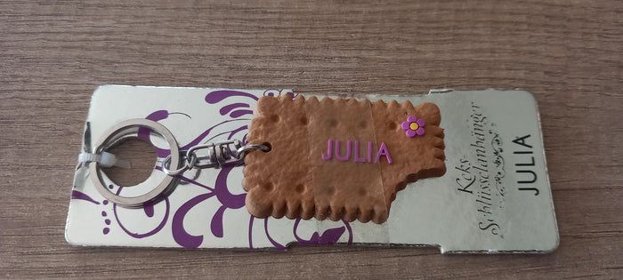 Sleutelhanger koekje: Julia