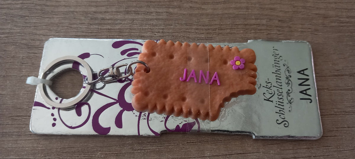 Sleutelhanger koekje: Jana