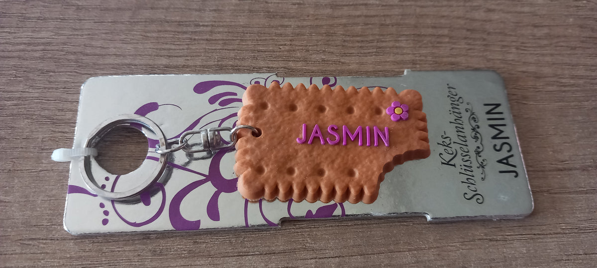 Sleutelhanger koekje: Jasmin