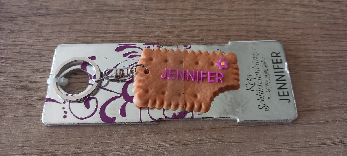 Sleutelhanger koekje: Jennifer
