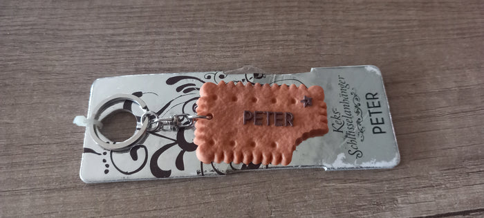 Sleutelhanger koekje: Peter