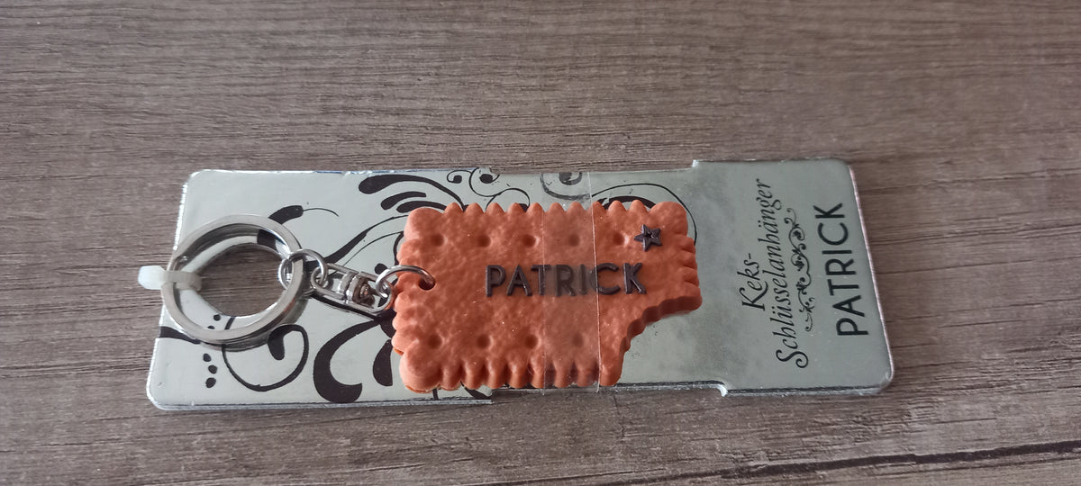 Sleutelhanger koekje: Patrick