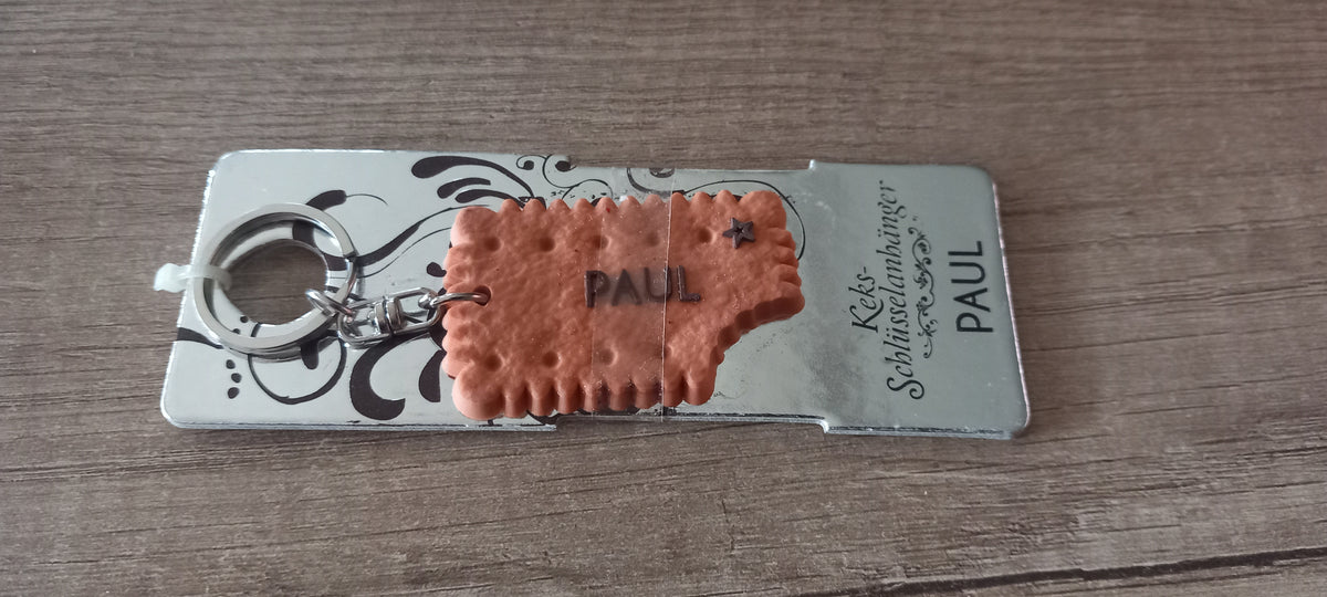 Sleutelhanger koekje: Paul