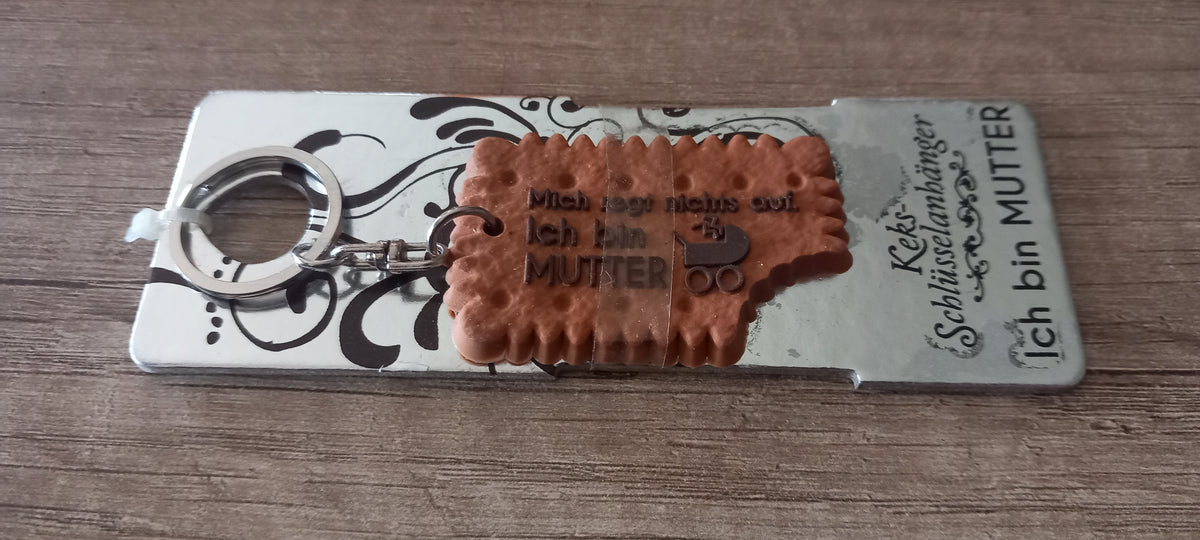 Sleutelhanger koekje: Ich bin mutter