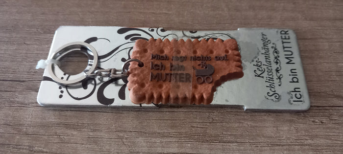 Sleutelhanger koekje: Ich bin mutter