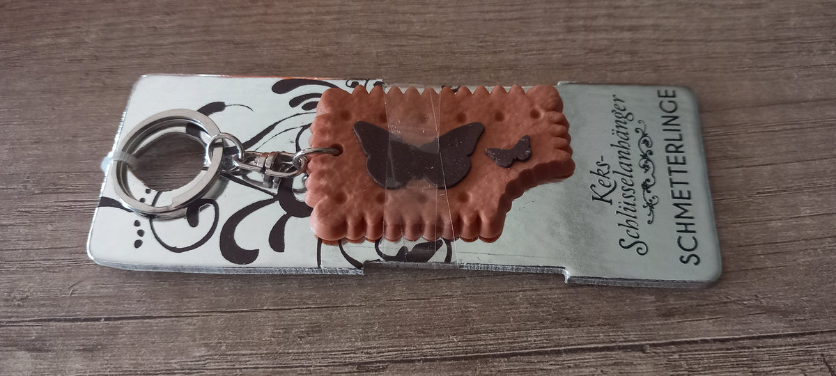 Sleutelhanger koekje: Vlinders