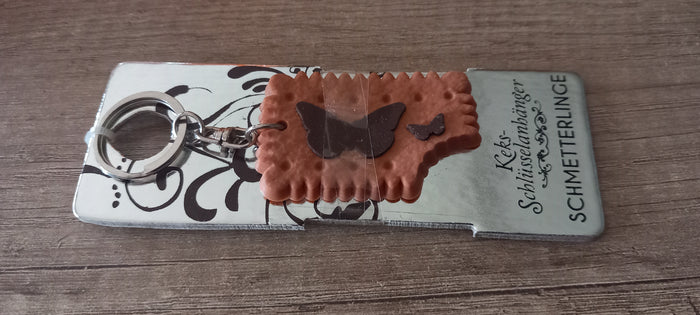 Sleutelhanger koekje: Vlinders