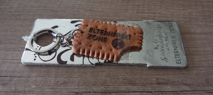 Sleutelhanger koekje: Elternfreie zone