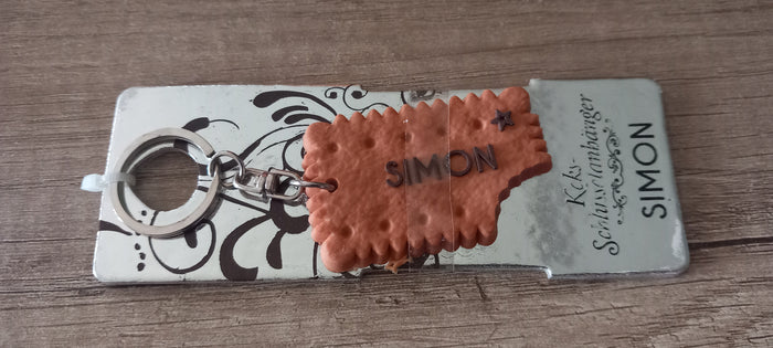 Sleutelhanger koekje: Simon