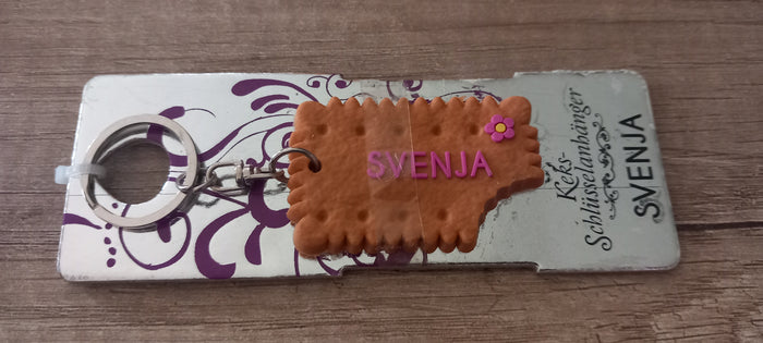 Sleutelhanger koekje: Svenja