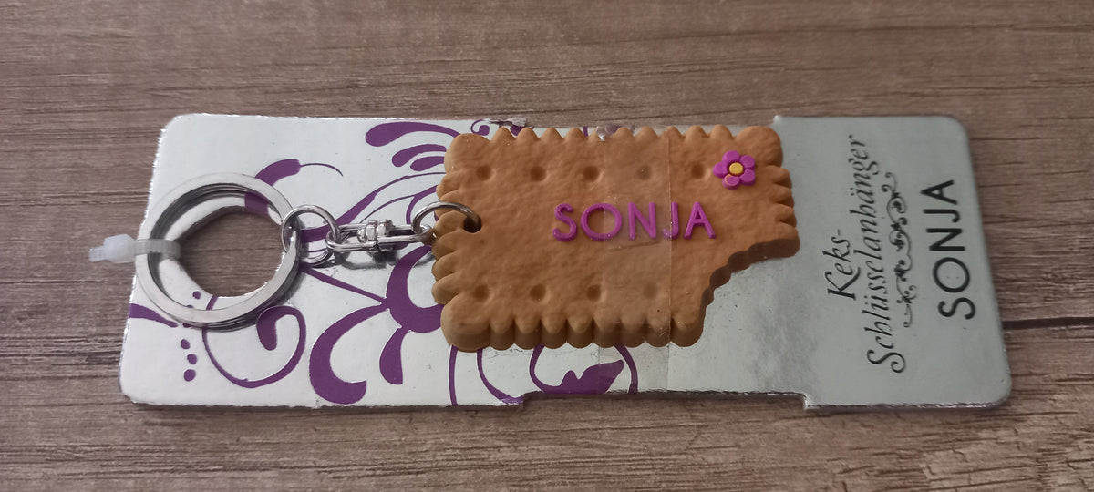 Sleutelhanger koekje: Sonja