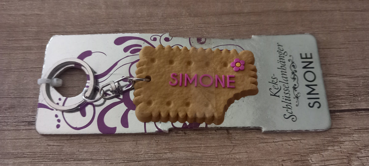 Sleutelhanger koekje: Simone