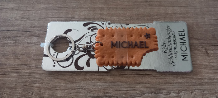 Sleutelhanger koekje: Michael