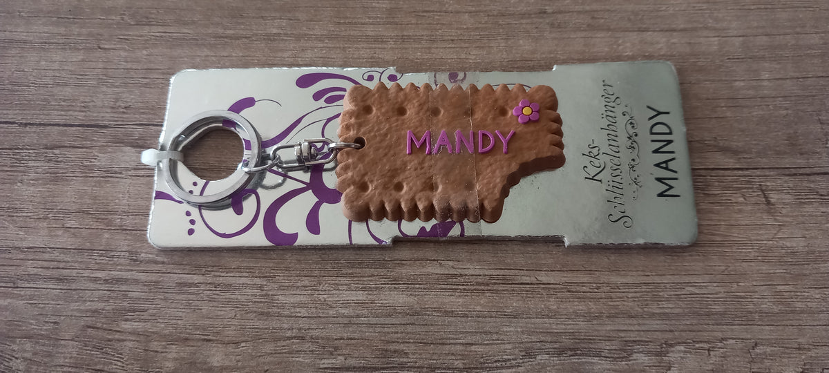 Sleutelhanger koekje: Mandy