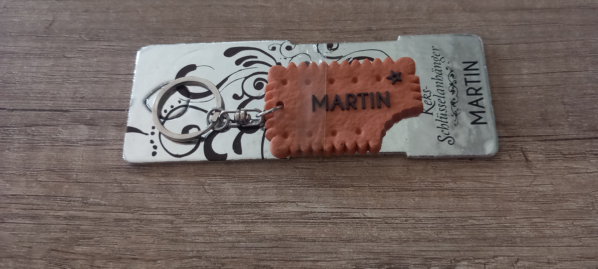 Sleutelhanger koekje: Martin