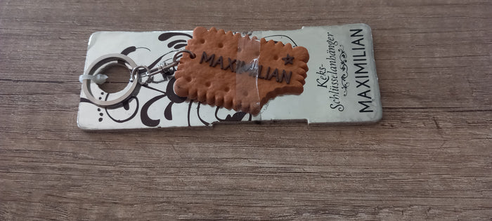 Sleutelhanger koekje: Maximilian