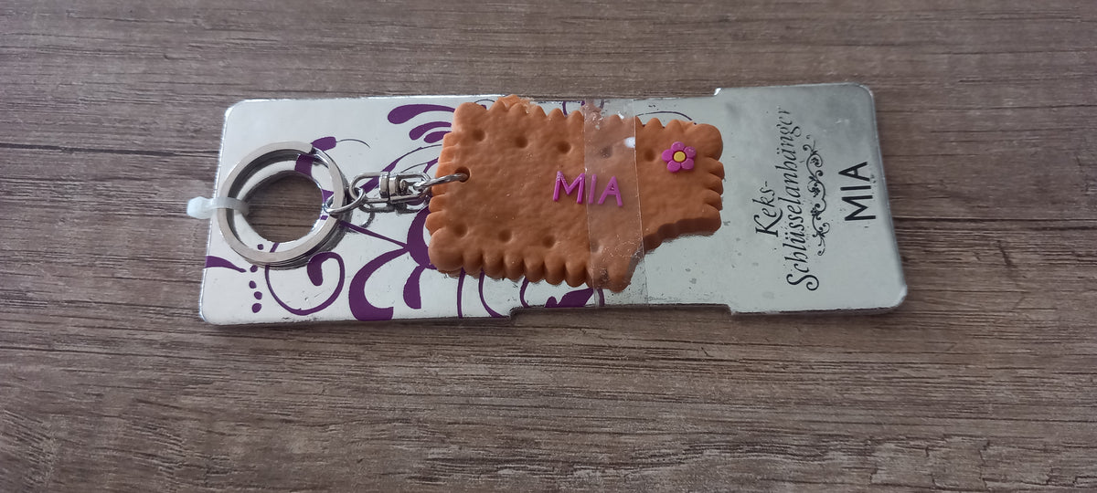 Sleutelhanger koekje: Mia