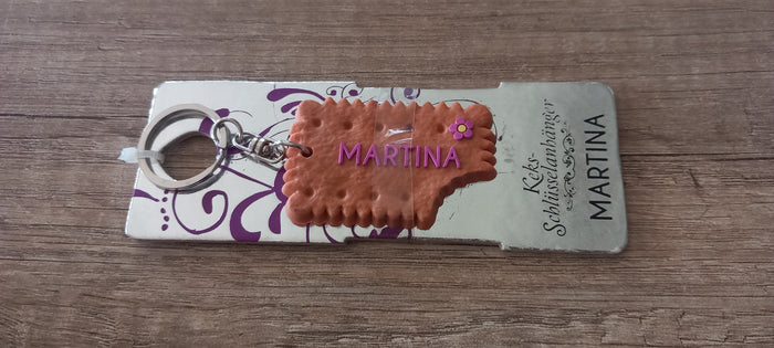 Sleutelhanger koekje: Martina
