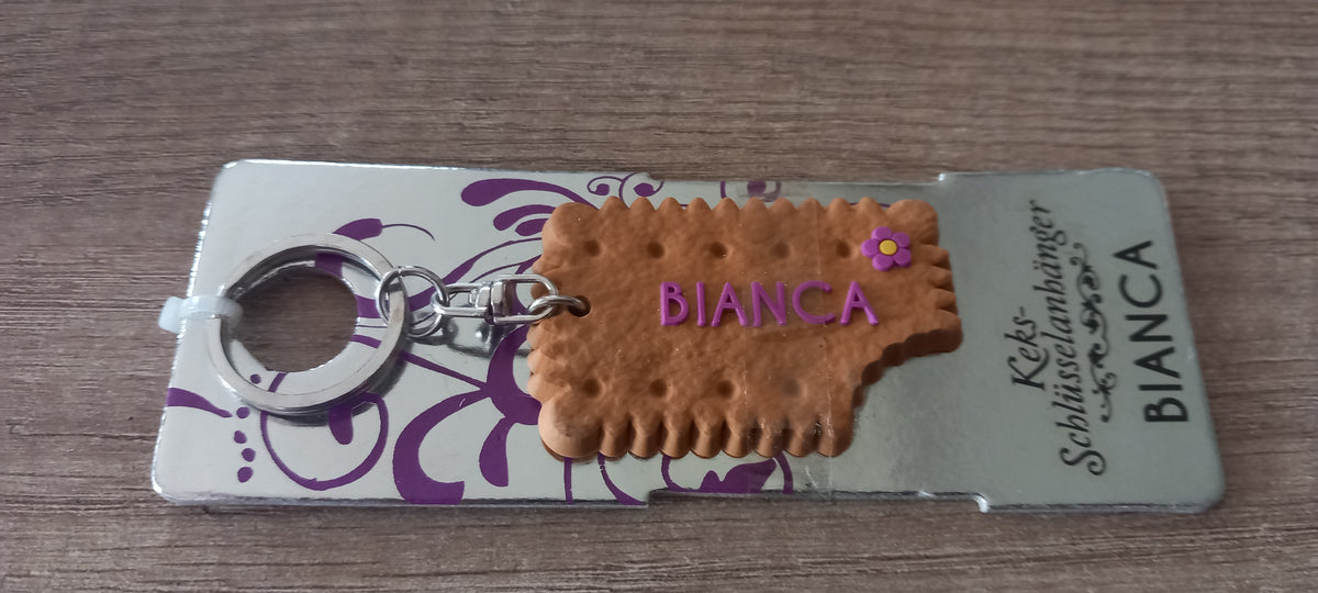 Sleutelhanger koekje: Bianca