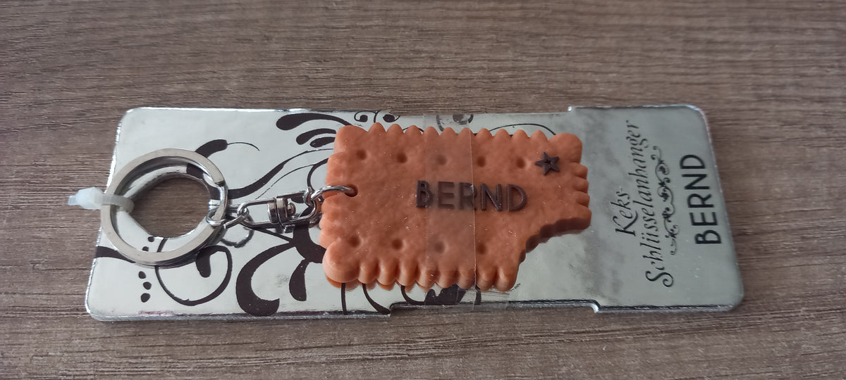Sleutelhanger koekje: Bernd