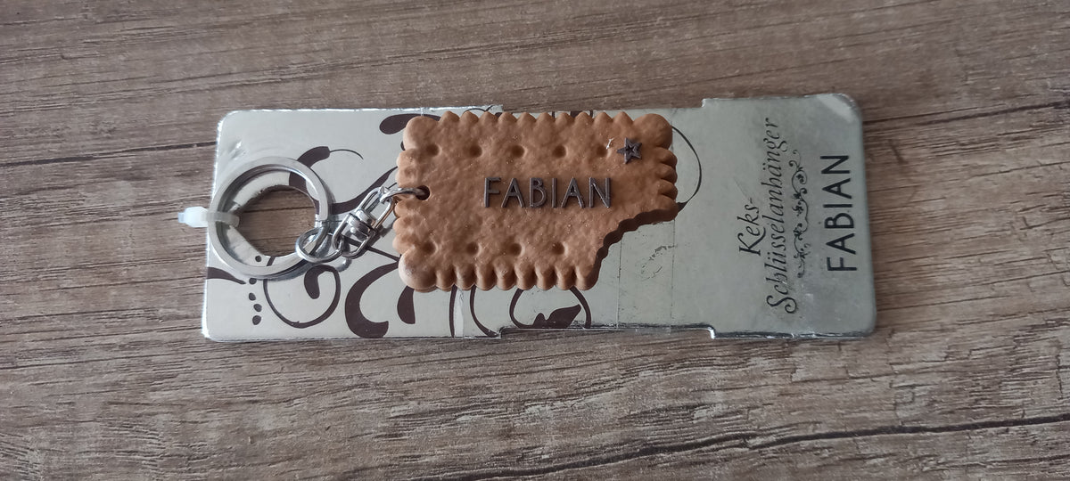 Sleutelhanger koekje: Fabian