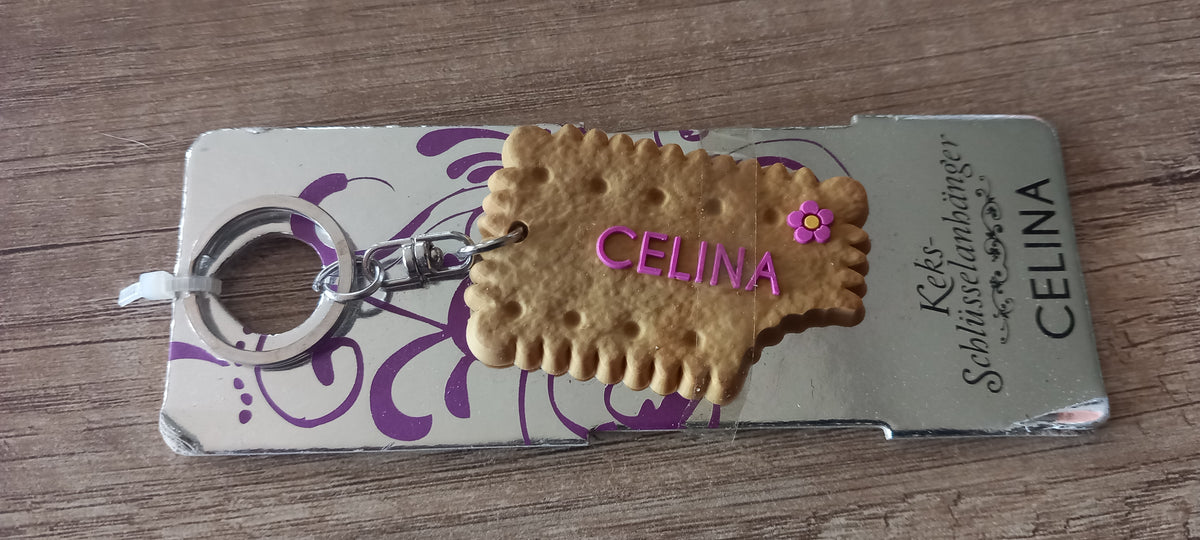 Sleutelhanger koekje: Celina