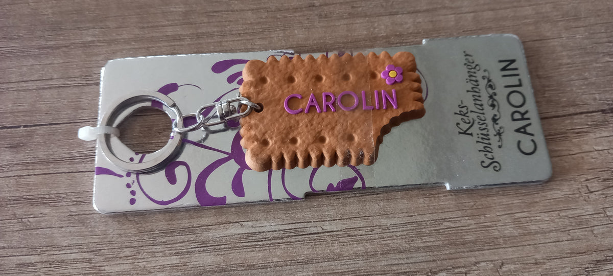 Sleutelhanger koekje: Carolin