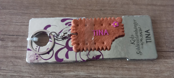 Sleutelhanger koekje: Tina