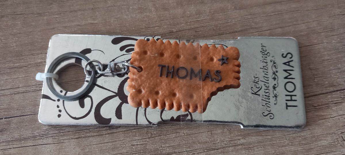 Sleutelhanger koekje: Thomas