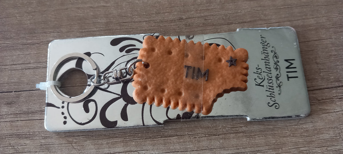 Sleutelhanger koekje: Tim