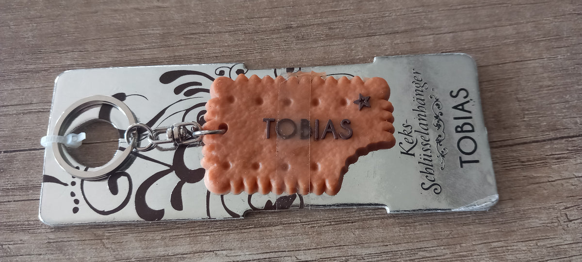 Sleutelhanger koekje: Tobias