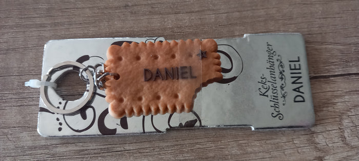 Sleutelhanger koekje: Daniel