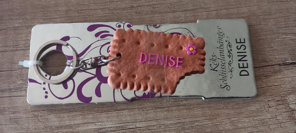 Sleutelhanger koekje: Denise