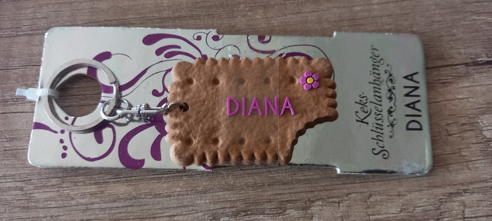 Sleutelhanger koekje: Diana