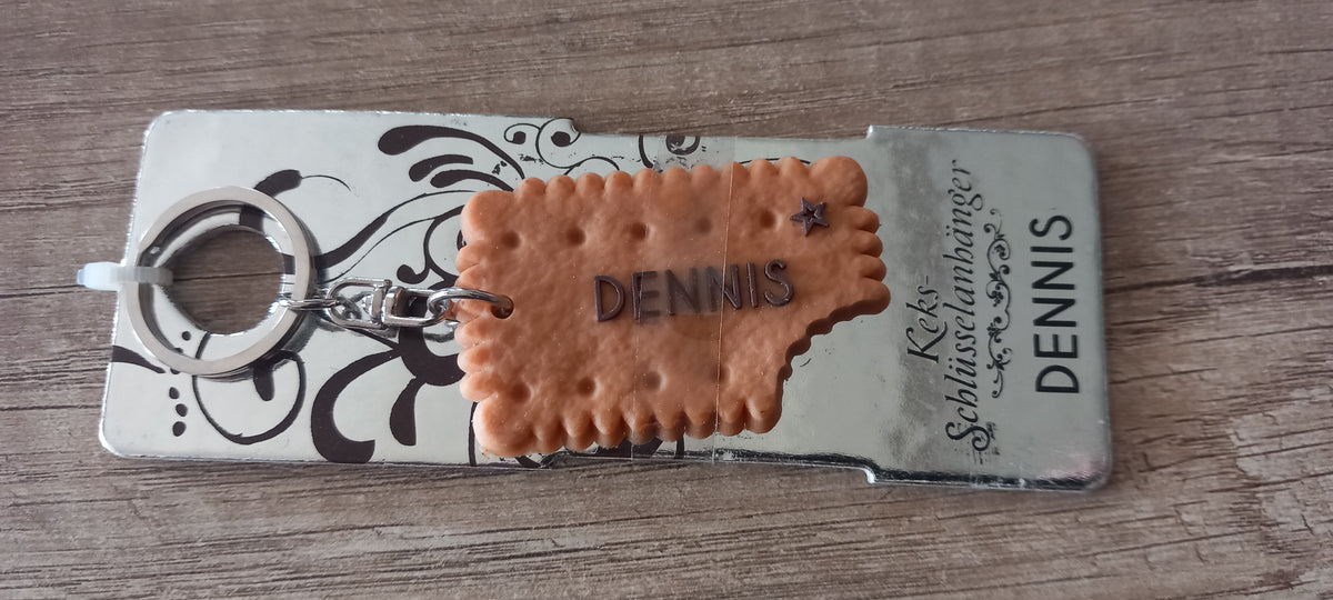 Sleutelhanger koekje: Dennis