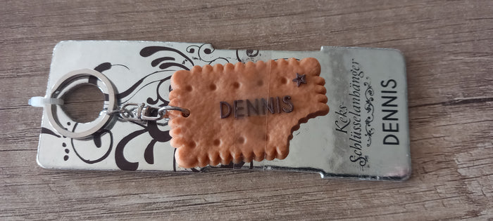 Sleutelhanger koekje: Dennis