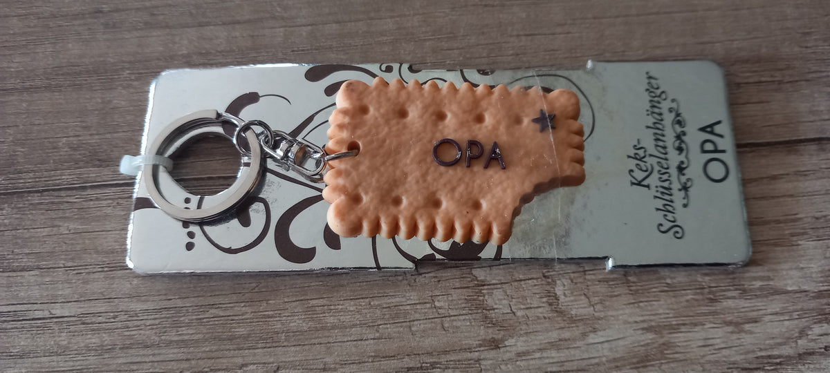 Sleutelhanger koekje: Opa