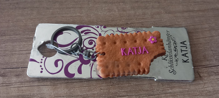 Sleutelhanger koekje: Katja