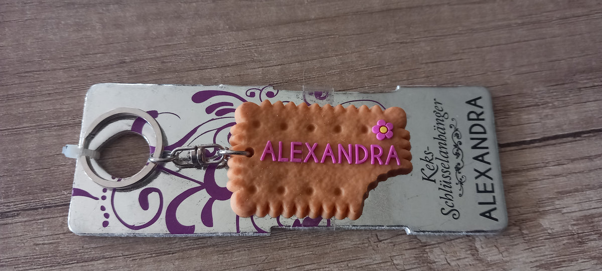 Sleutelhanger koekje: Alexandra