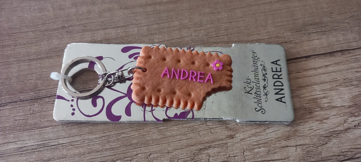 Sleutelhanger koekje: Andrea