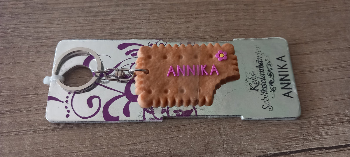 Sleutelhanger koekje: Annika