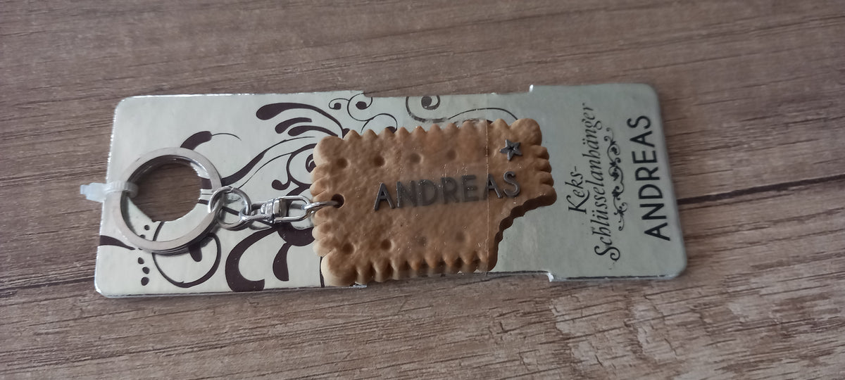 Sleutelhanger koekje: Andreas