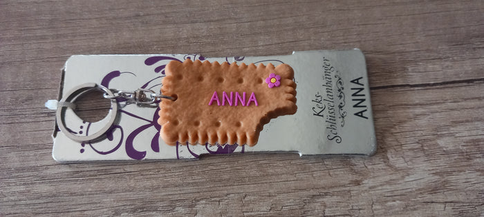 Sleutelhanger koekje: Anna