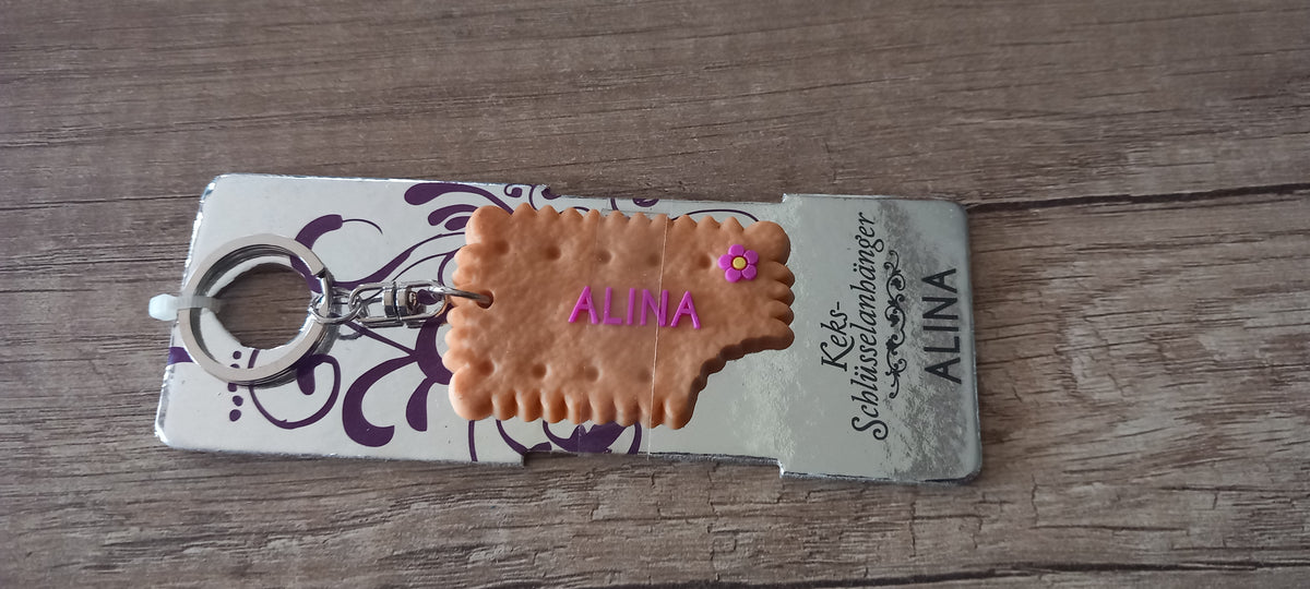 Sleutelhanger koekje: Alina