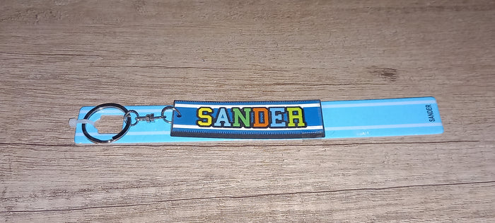 Sleutelhanger blauw Sander