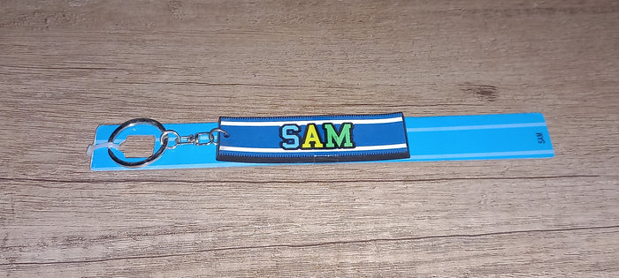 Sleutelhanger blauw Sam