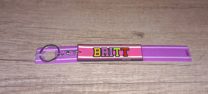 Sleutelhanger paars Britt