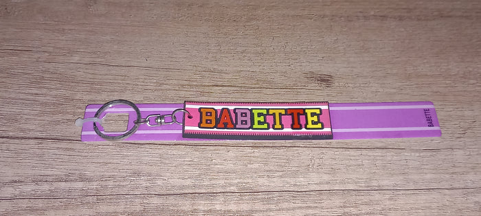 Sleutelhanger paars Babette