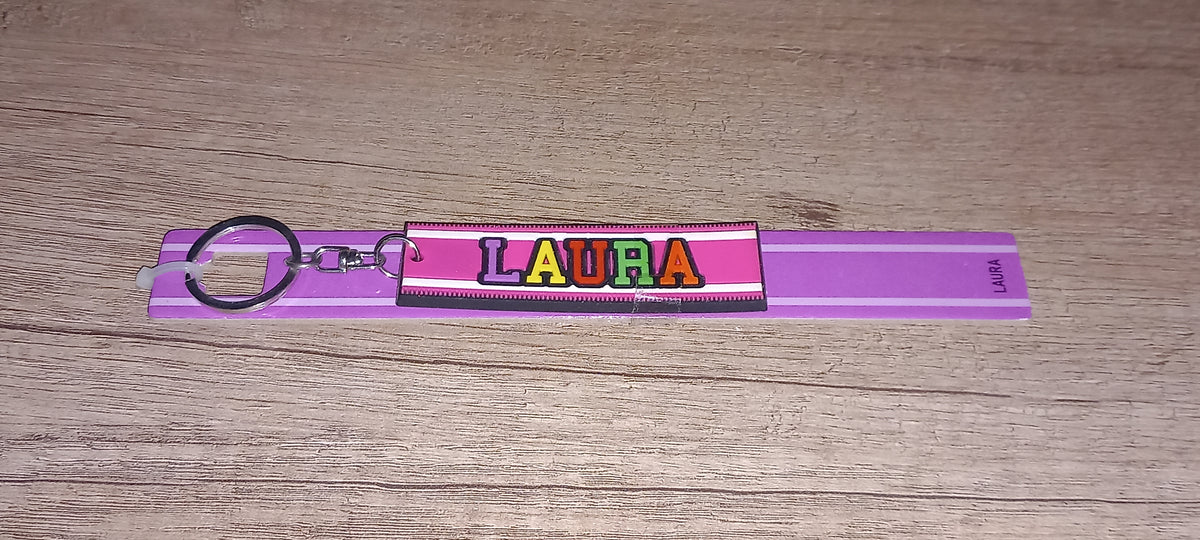 Sleutelhanger paars Laura
