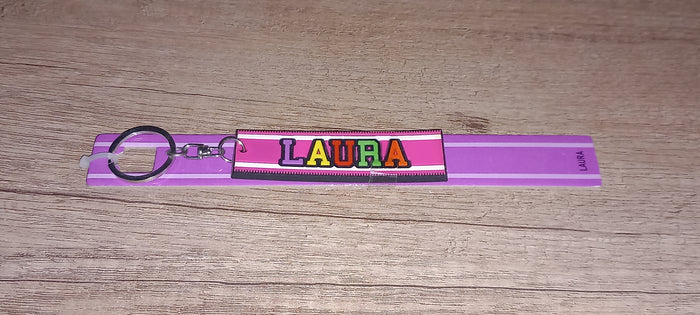 Sleutelhanger paars Laura